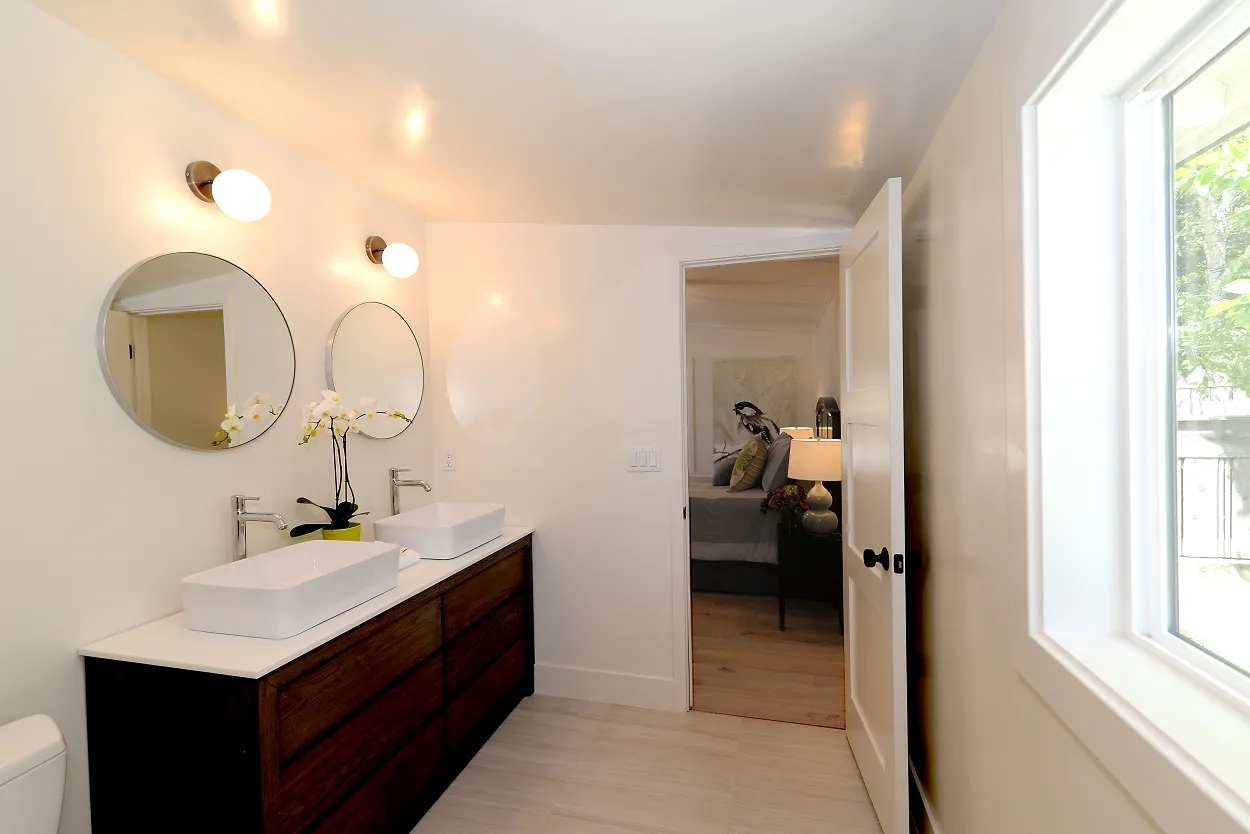 Bathroom vanity detail at the Ivy Project