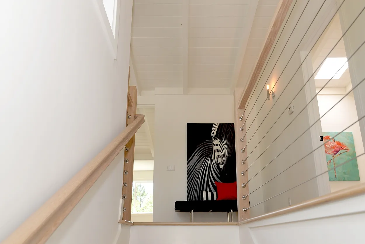 Interior hallway and finishes at the Ivy Project