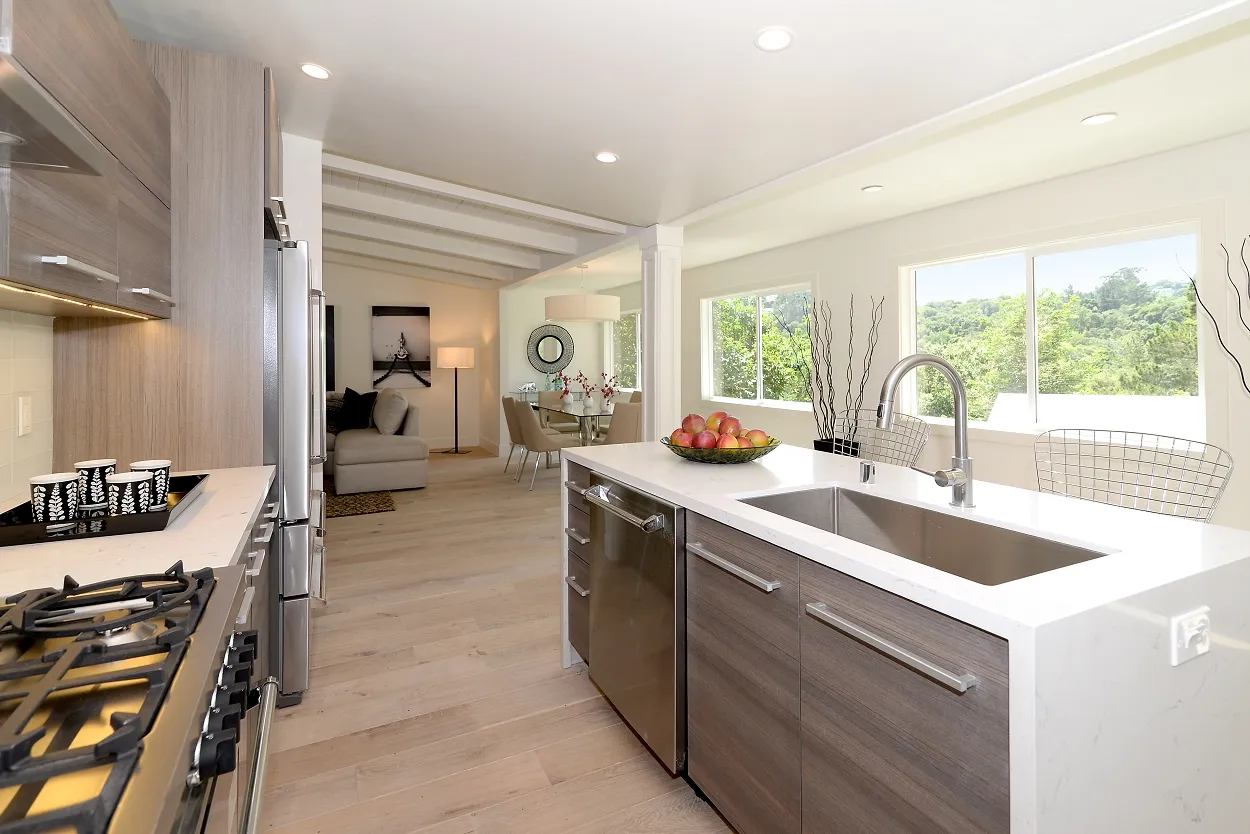 Kitchen dining area at the Ivy Project