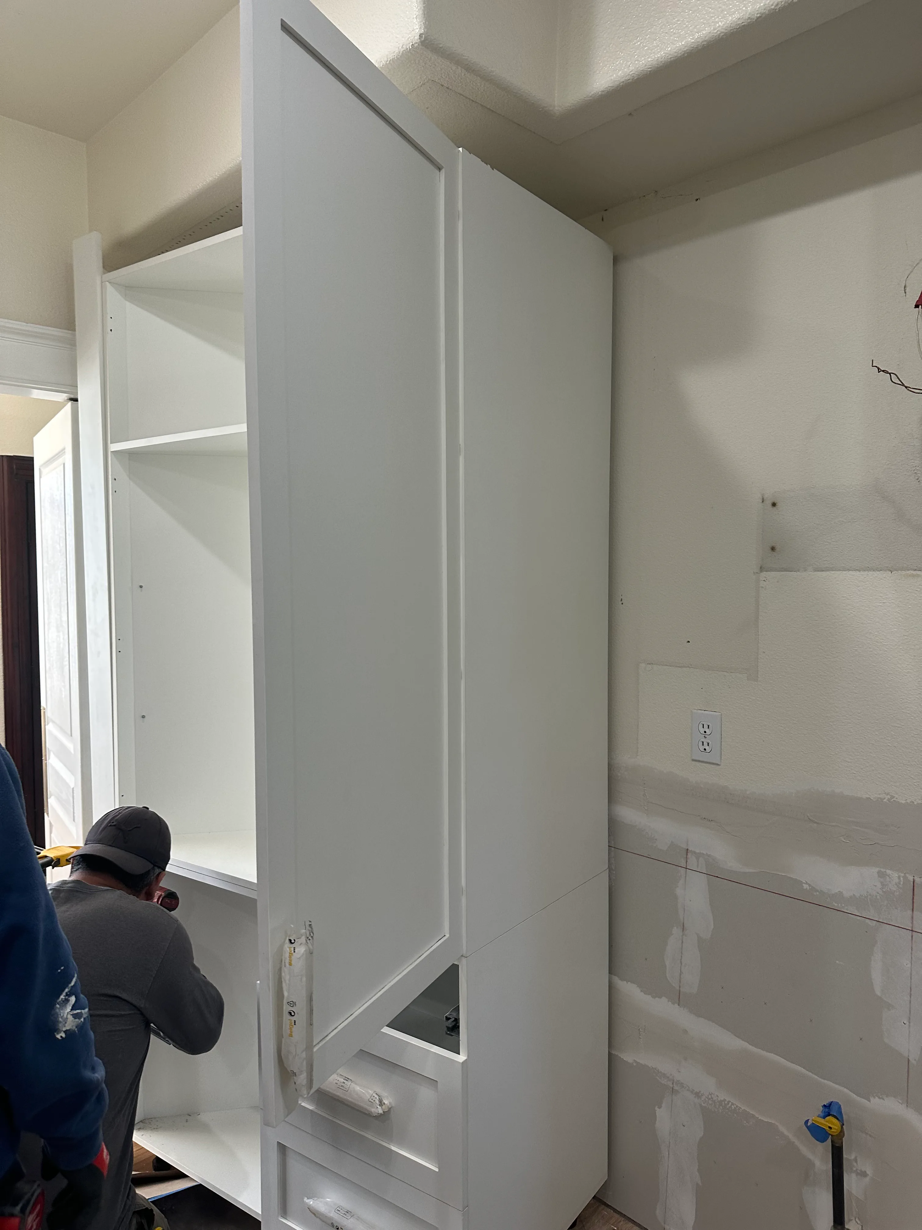 Kitchen demolition at Angelica Way