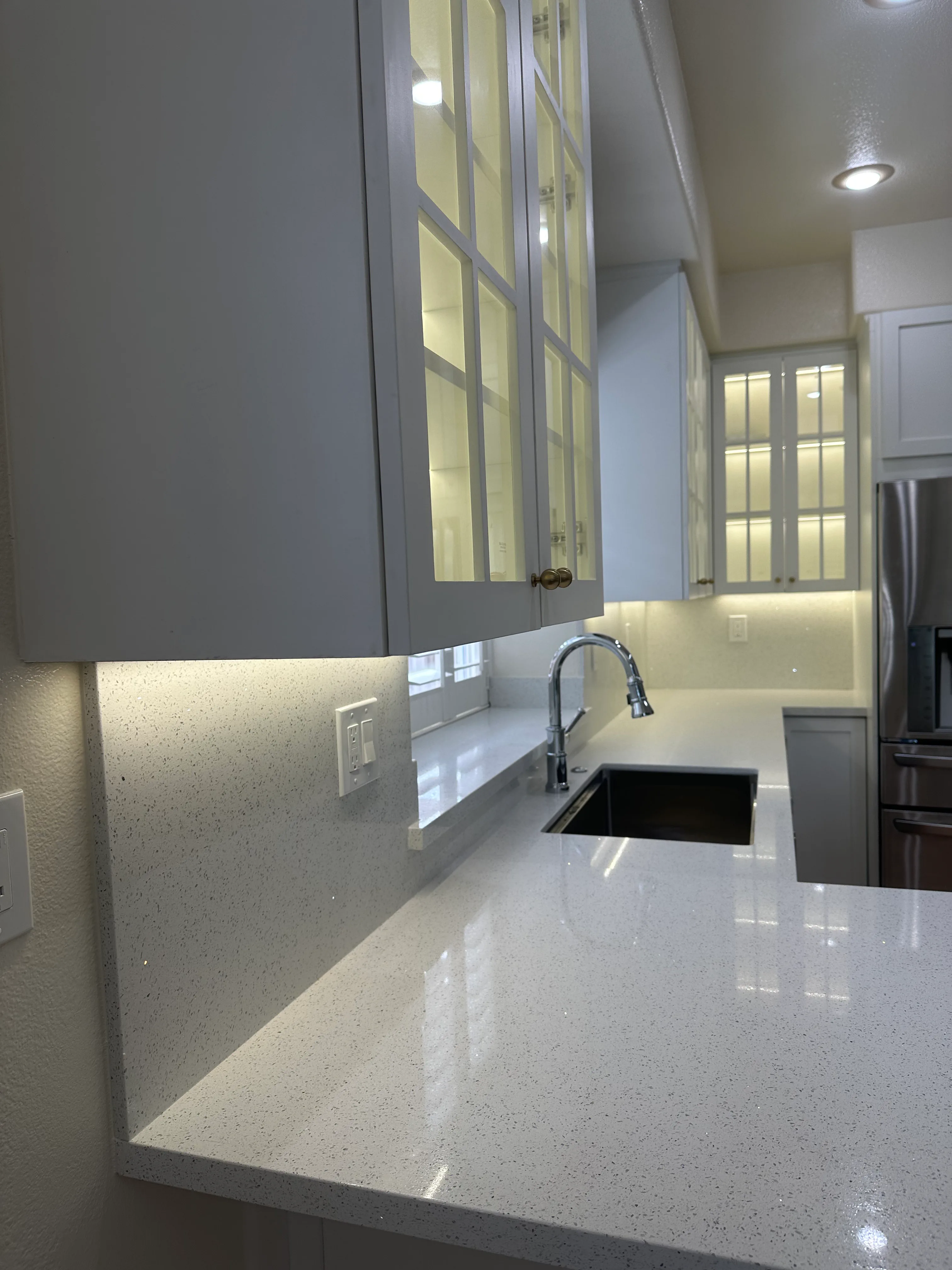 Kitchen countertop detail at Angelica Way