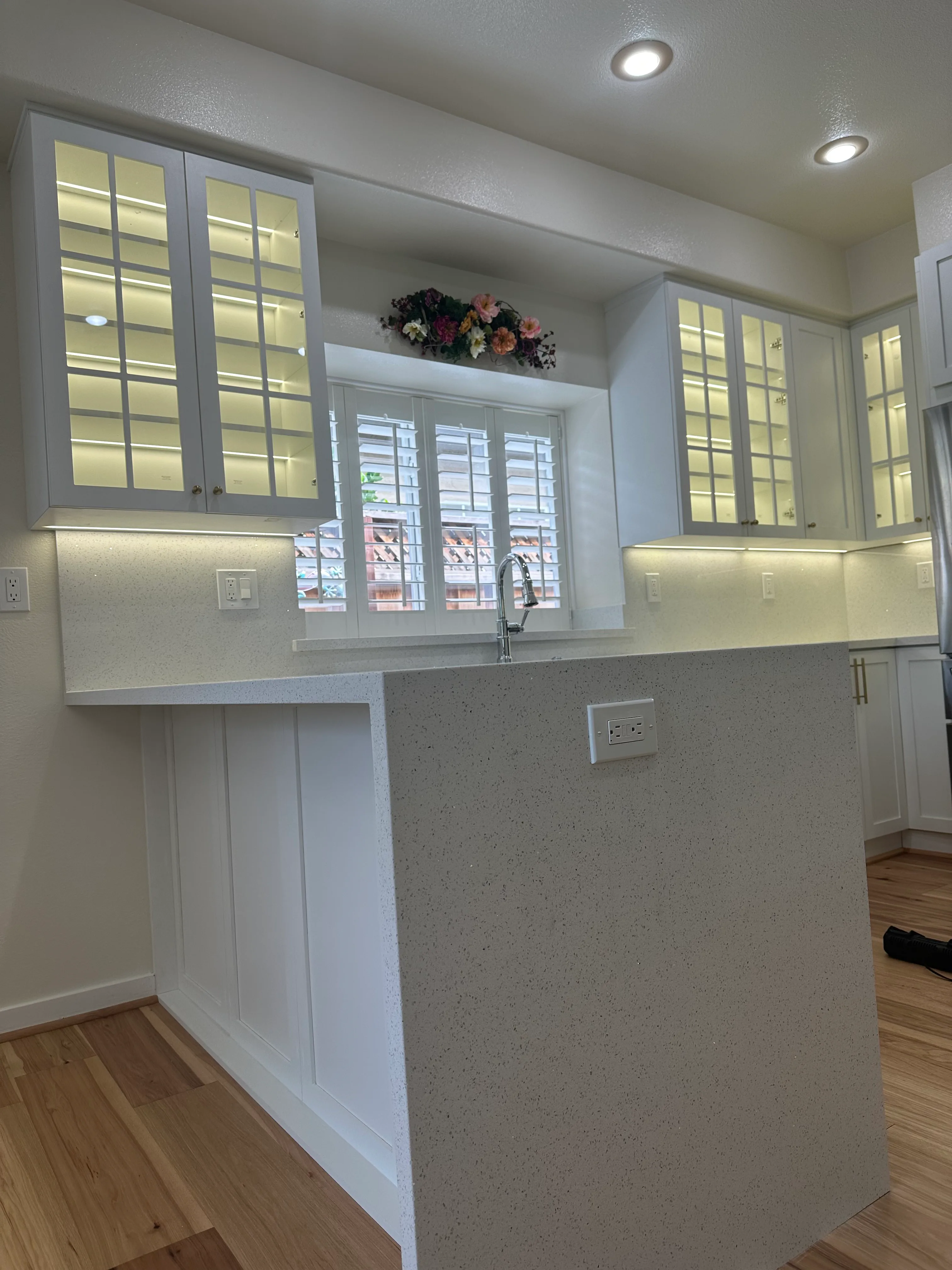 Modern backsplash and range at Angelica Way