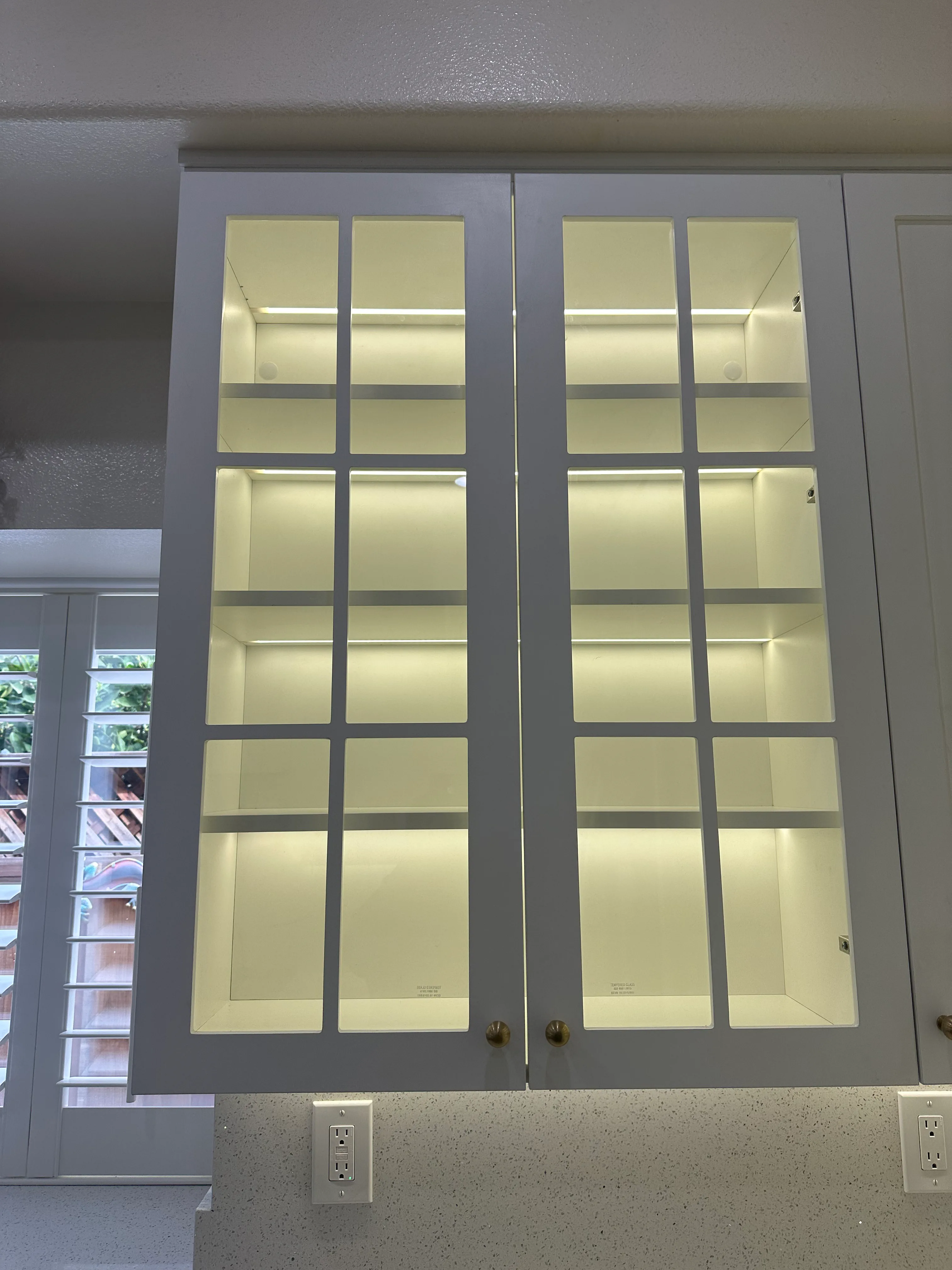 Custom cabinet interior organization at Angelica Way
