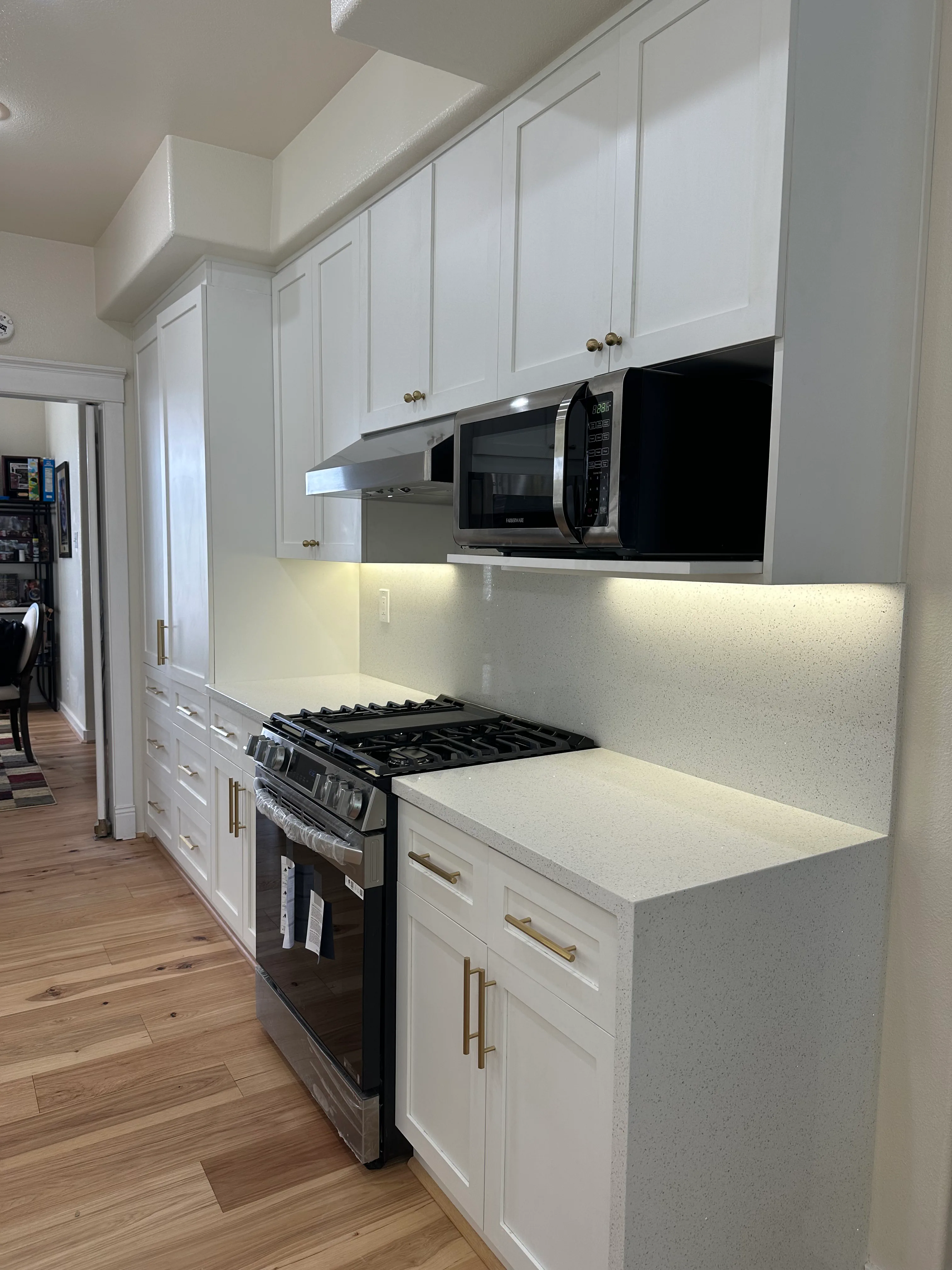 Angelica Way kitchen remodel with custom cabinetry and modern finishes