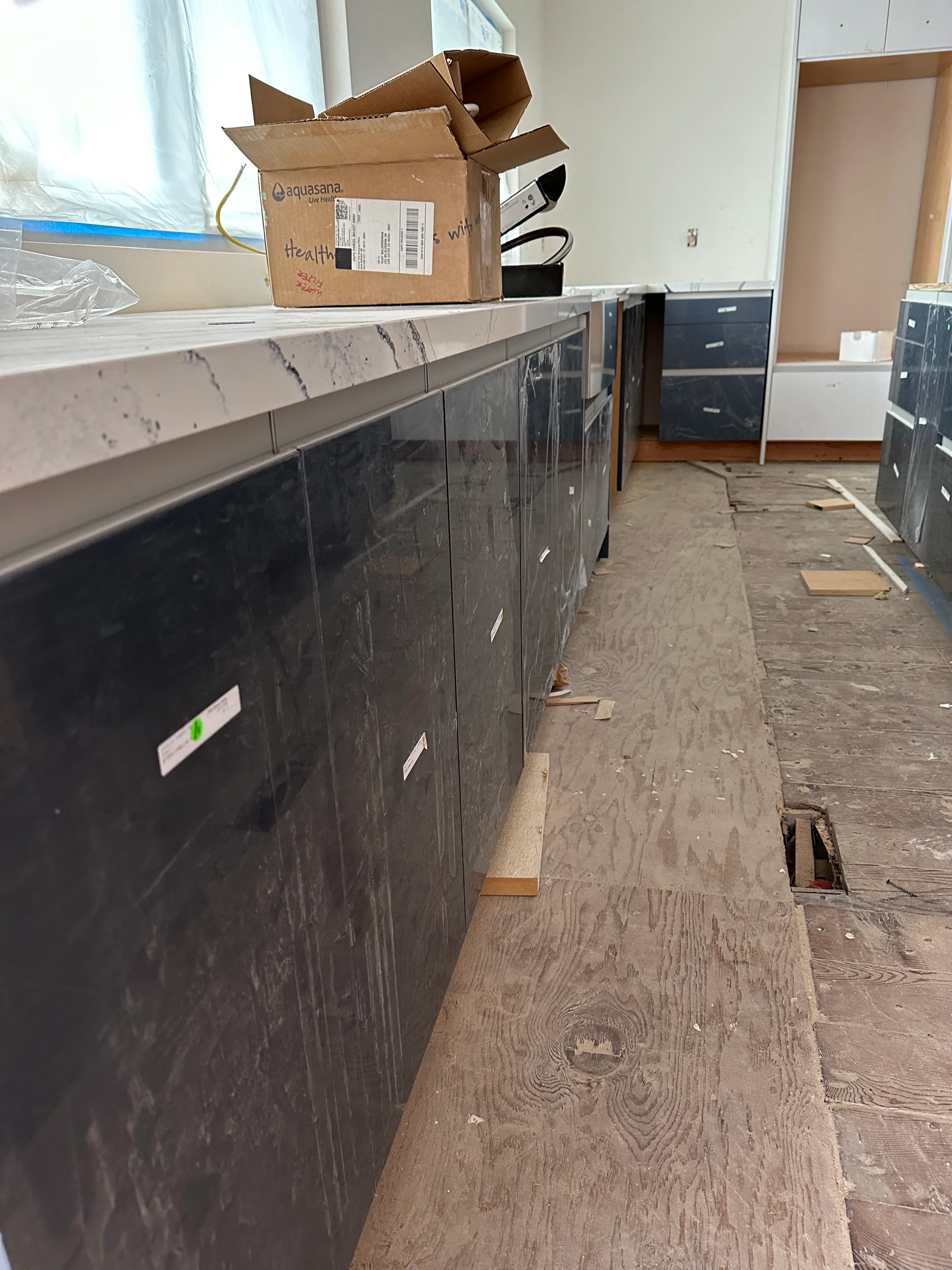 Cabinet installation at Belblossom