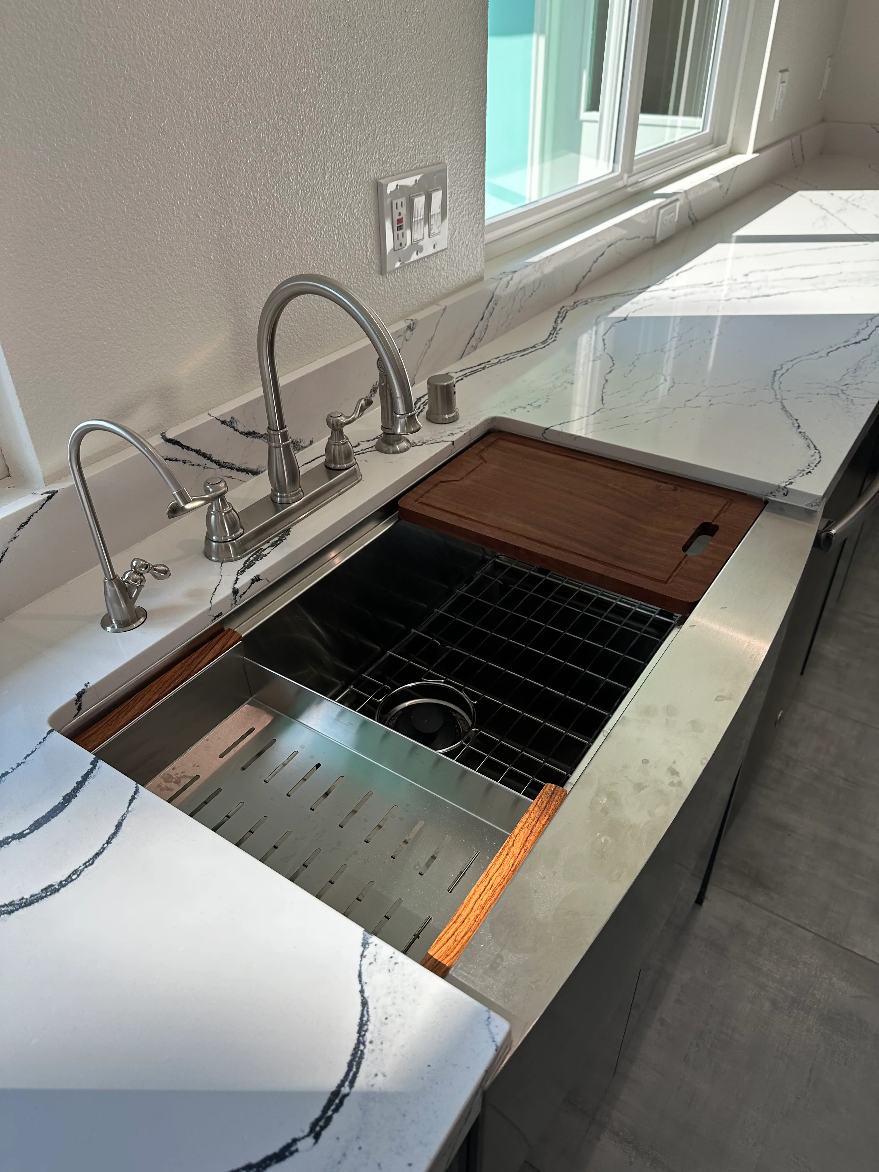 Kitchen storage and pantry at Belblossom