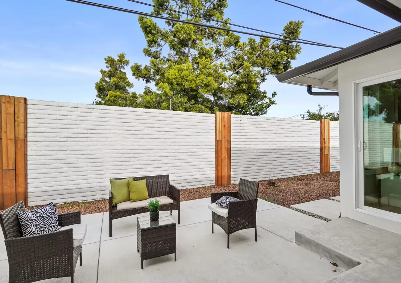 Backyard at the Blair Project