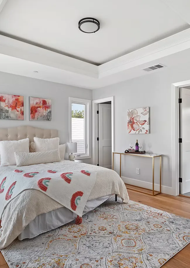 Bedroom closet at the Blair Project