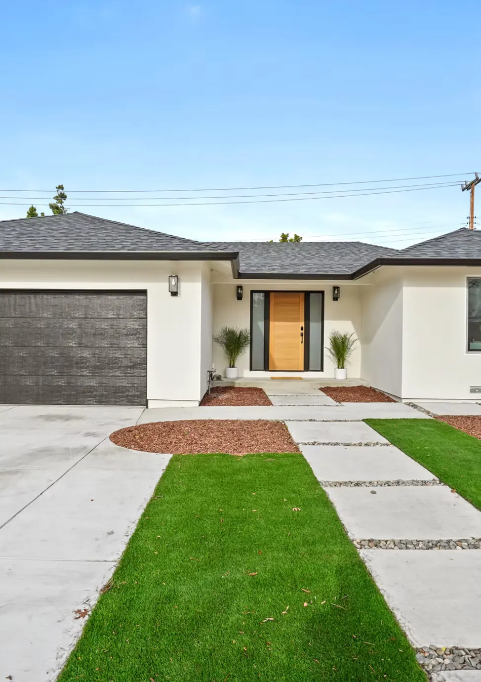 Front exterior of the Blair Project home