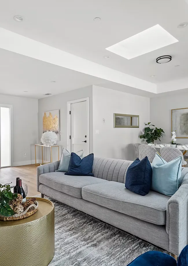 Living room at the Blair Project