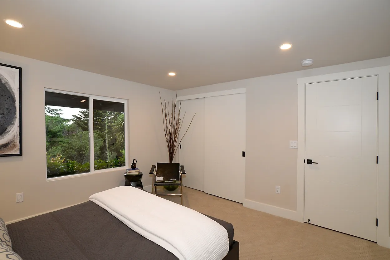 Bedroom detail at the Contra Costa project