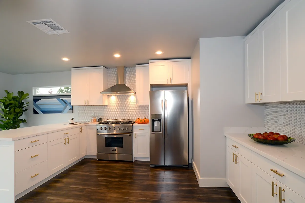 Kitchen countertops at the Contra Costa project