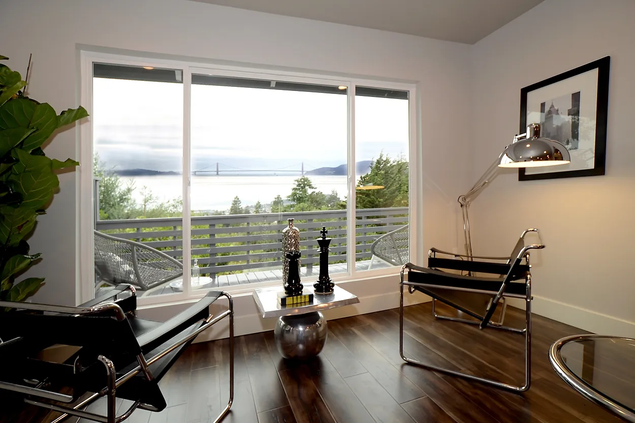 Living room seating area at Contra Costa