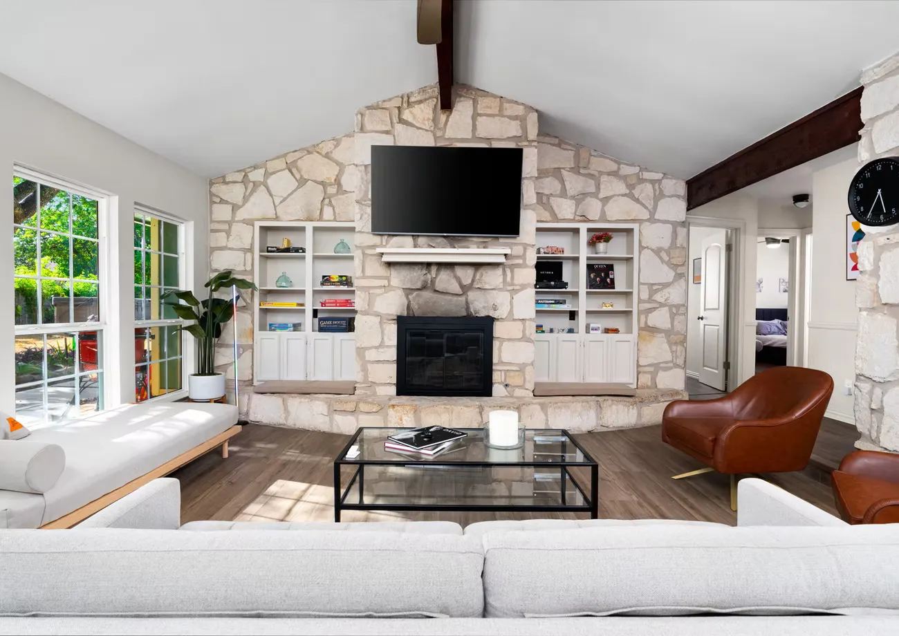 Completed Delvin home remodel in Austin