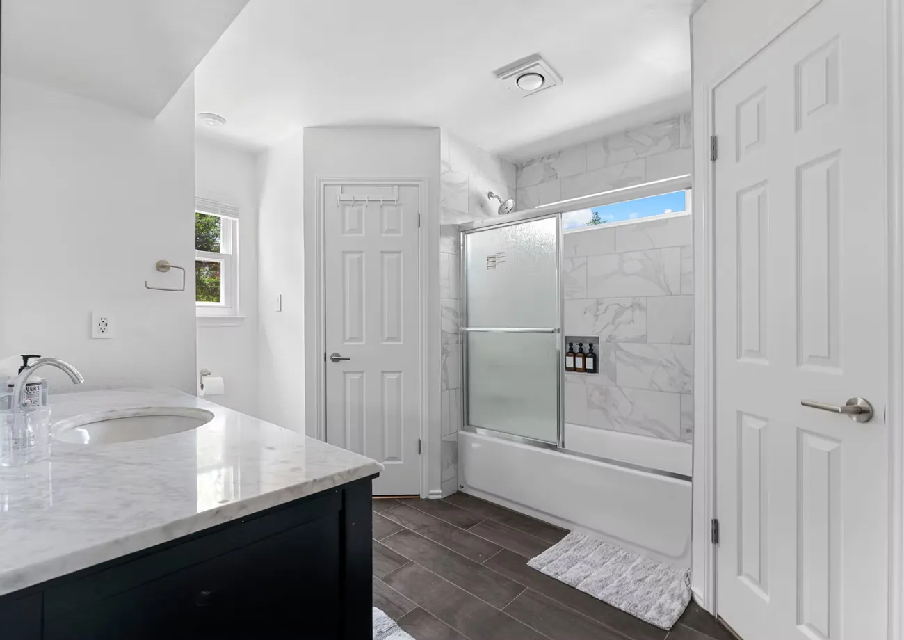 Bathroom at the Frostwood project