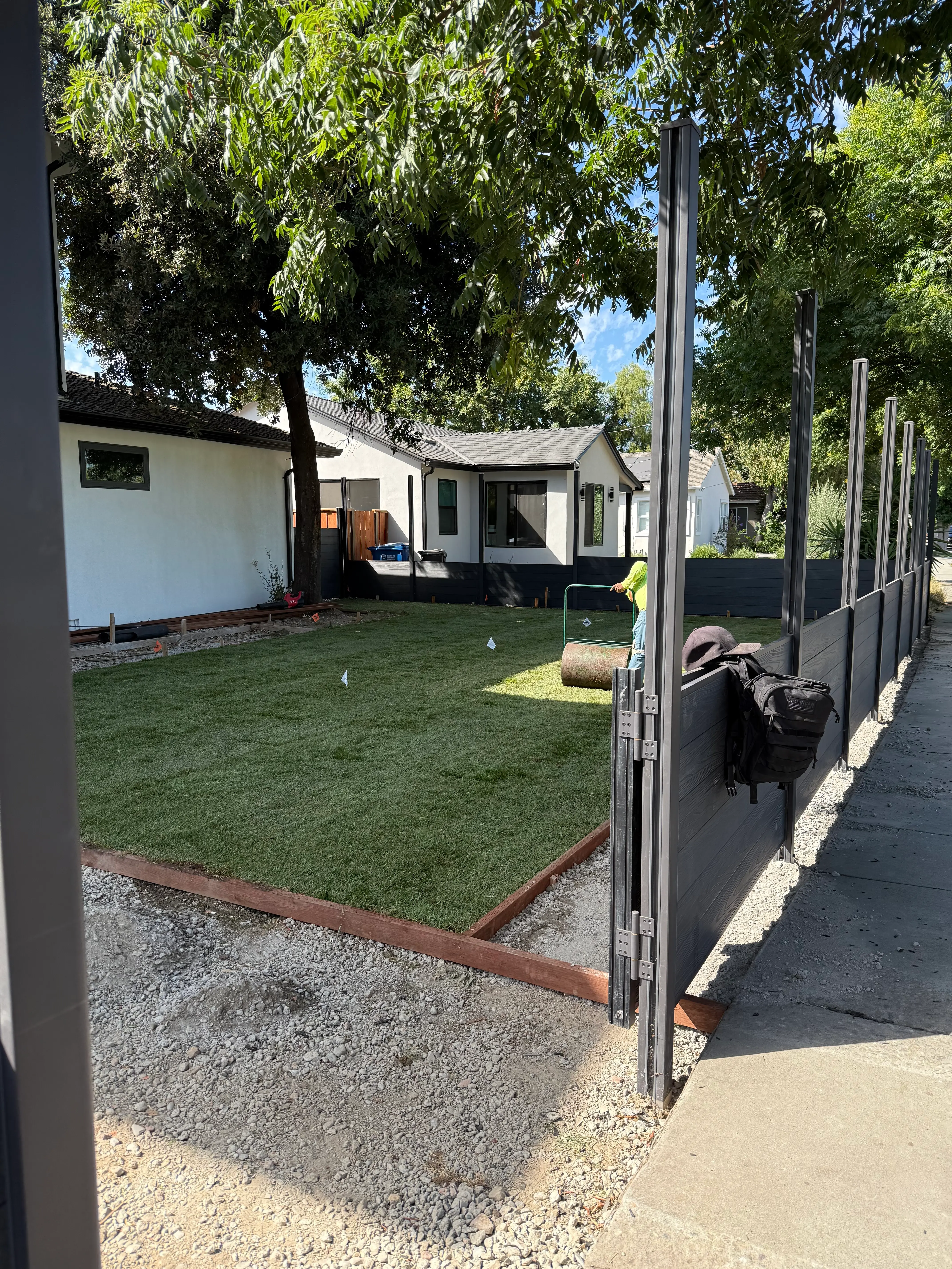Structural framing progress at Hawthorne Ave