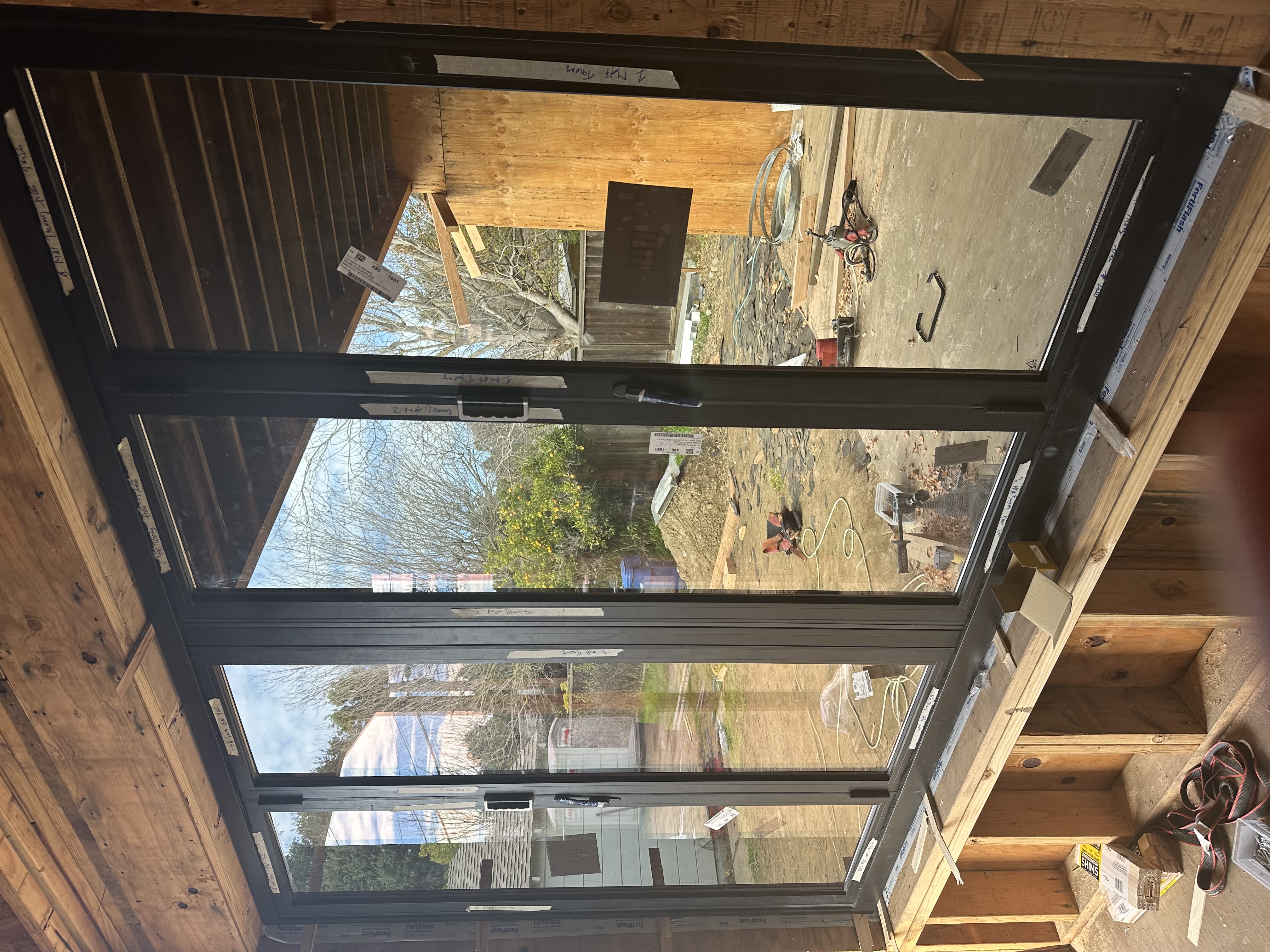 Near-completion construction at Hawthorne Ave