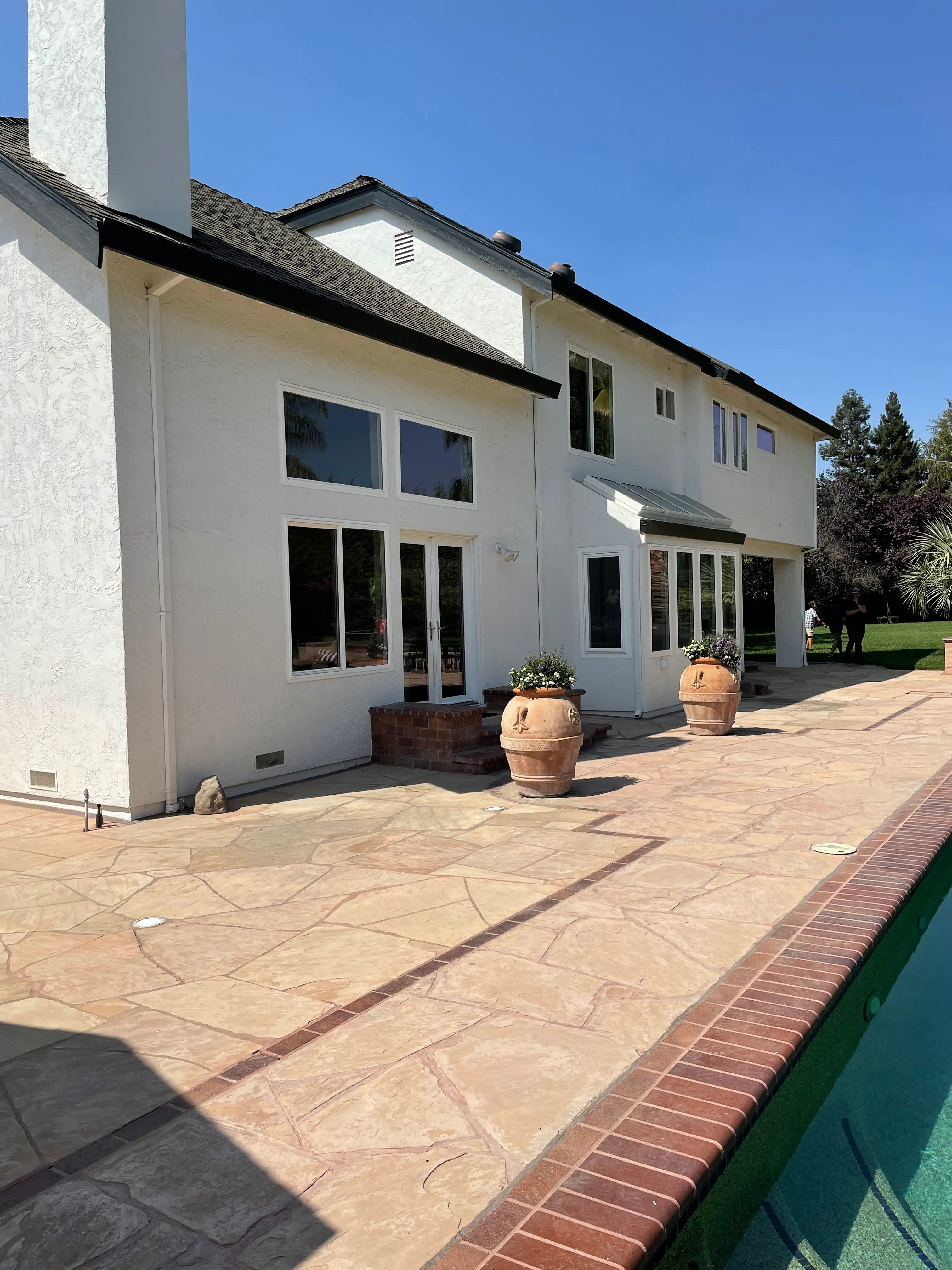 Completed front exterior at James rehab