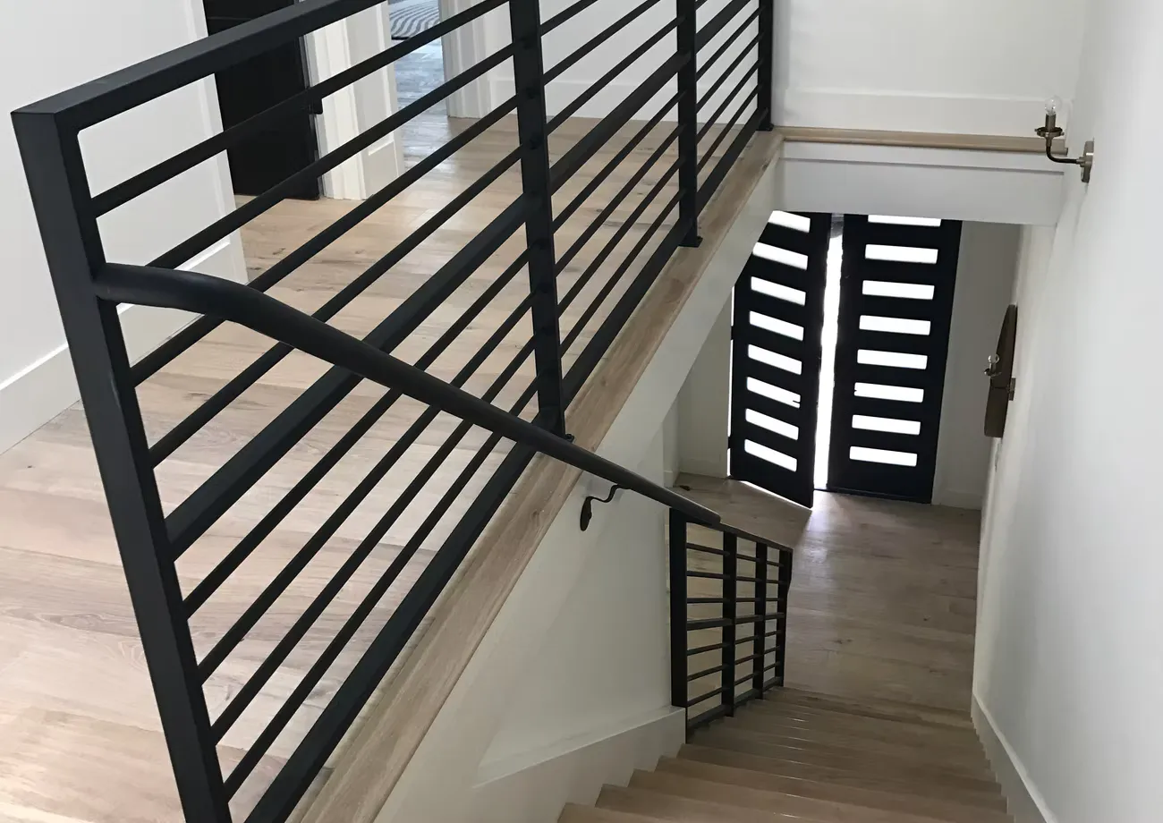 Staircase and entry area in the San Francisco project